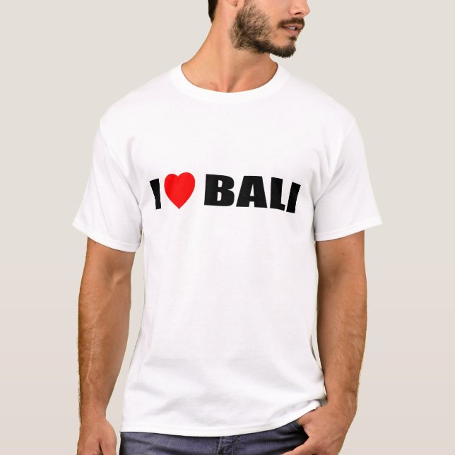 Jag älskar Bali, Indonesien Tröja (Framsida)
