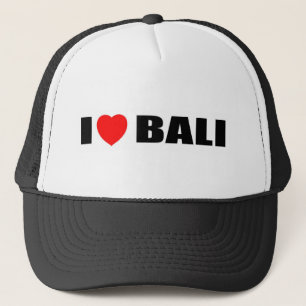 Jag älskar Bali, Indonesien Truckerkeps