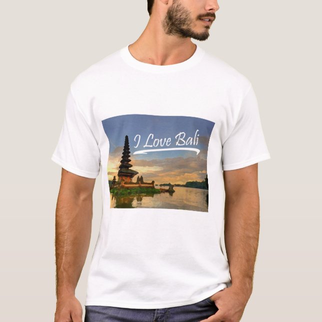 Jag älskar Bali T-shirt (Framsida)