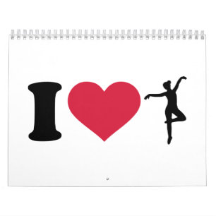 Jag älskar Ballerinadans Kalender