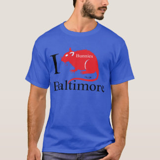 Jag älskar Baltimore, kaniner Tee Shirt