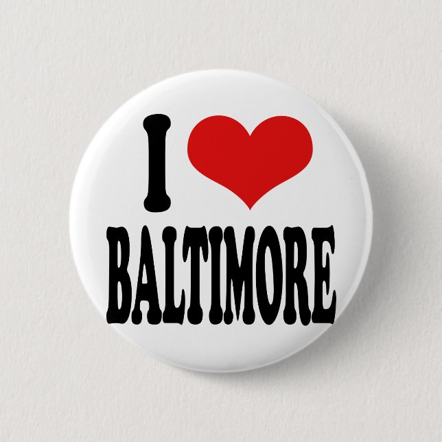 Jag älskar Baltimore Knapp (Framsida)