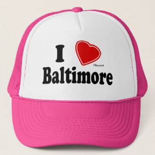 Jag älskar Baltimore Truckerkeps