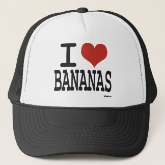Jag älskar bananer truckerkeps