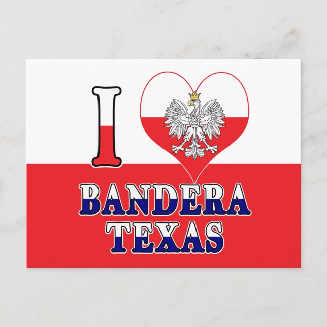 Jag älskar Bandera Texas Vykort (Framsida)