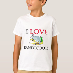 Jag älskar Bandicoots T Shirt
