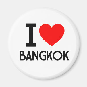 Jag älskar Bangkok Magnet