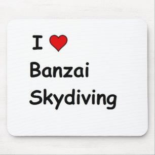 Jag älskar banzaien Skydiving Musmatta