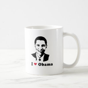 Jag älskar Barack Obama Kaffemugg