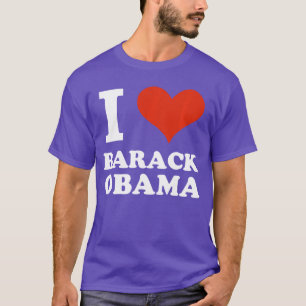 Jag älskar Barack Obama Potus Vita huset Långärmad T Shirt