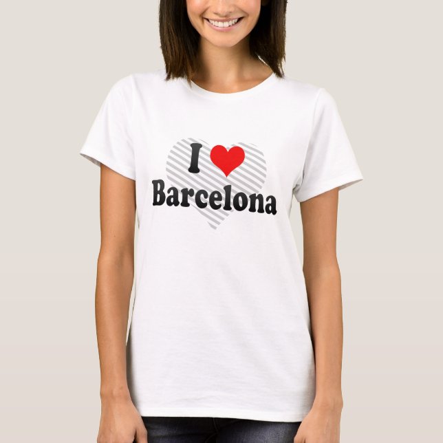 Jag älskar Barcelona, Spanien Tröja (Framsida)