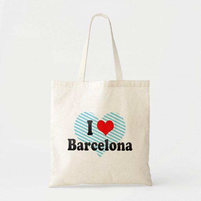 Jag älskar Barcelona, Spanien Tygkasse (Framsidan)
