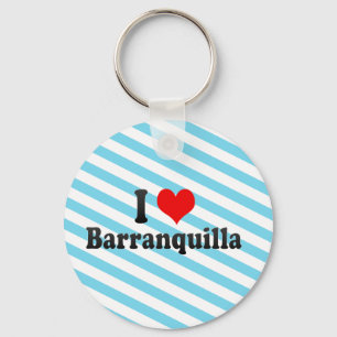 Jag älskar Barranquilla, Colombia Nyckelring