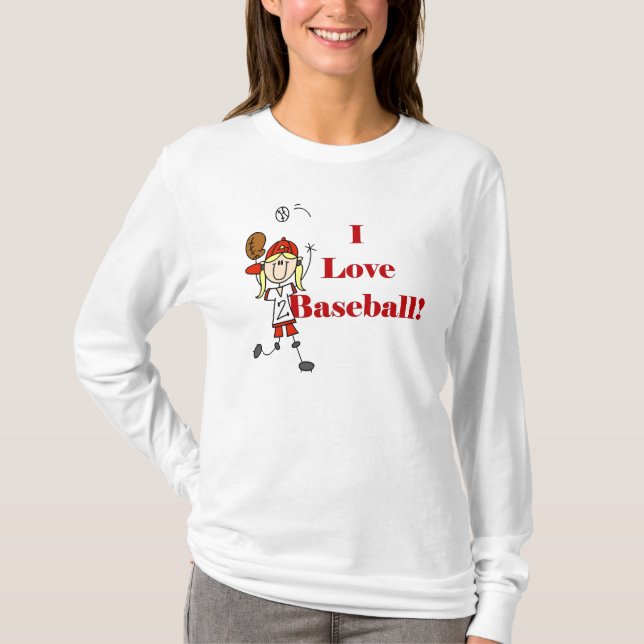 Jag älskar baseball tee (Framsida)