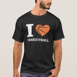 Jag älskar basketboll t shirt