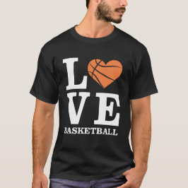 Jag älskar basketboll t shirt