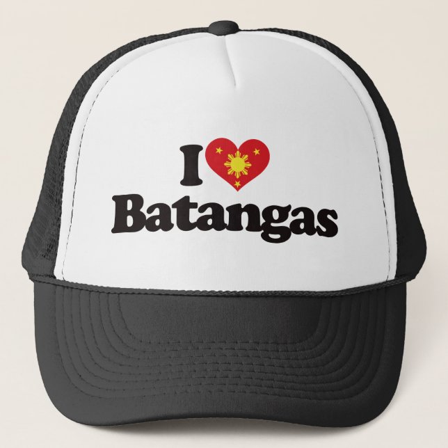 Jag älskar Batangas Truckerkeps (Framsida)
