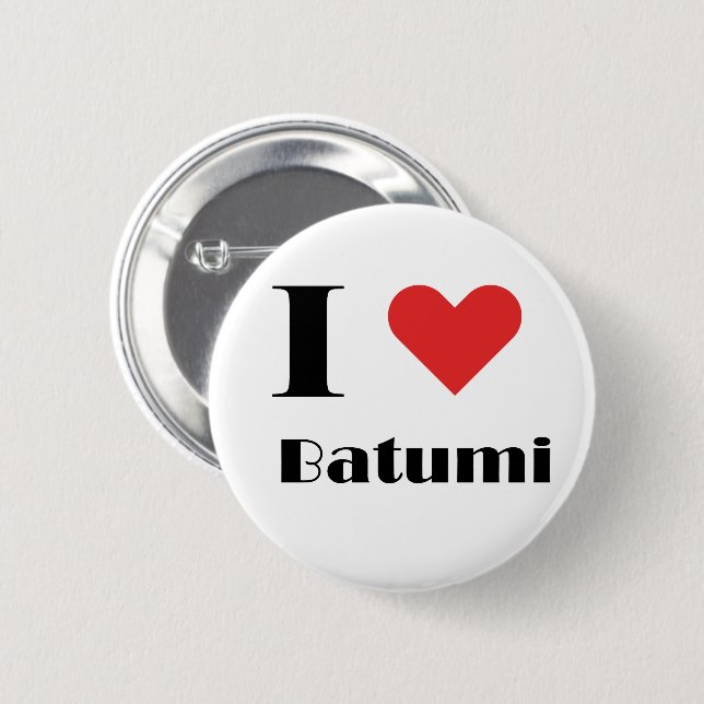 Jag älskar Batumi Knapp (Framsida & baksida)