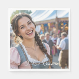 JAG ÄLSKAR BAVARIA PAPPERSSERVETT