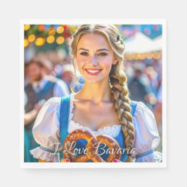 JAG ÄLSKAR BAVARIA PAPPERSSERVETT
