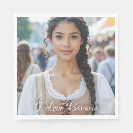JAG ÄLSKAR BAVARIA PAPPERSSERVETT