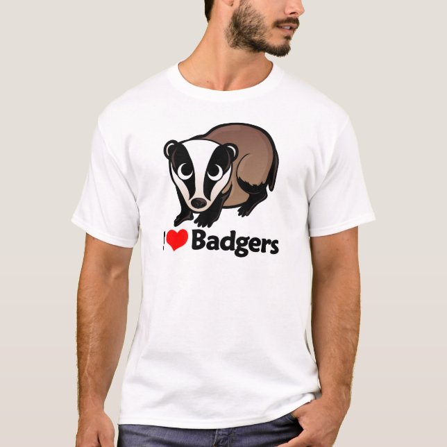Jag älskar bäverskinn tee shirt (Framsida)