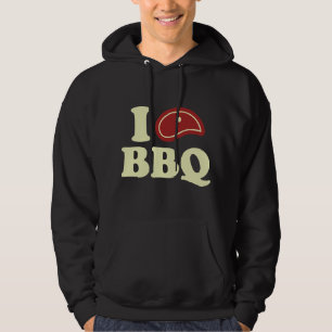 Jag älskar BBQ Hoodie