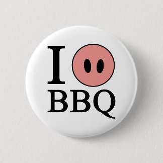 Jag älskar BBQ Knapp