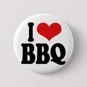 Jag älskar BBQ Knapp