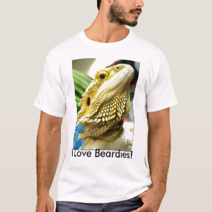 Jag älskar Beardies! t-skjorta Tee Shirt