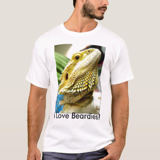 Jag älskar Beardies! t-skjorta Tee Shirt