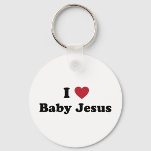 Jag älskar bebiset jesus nyckelring