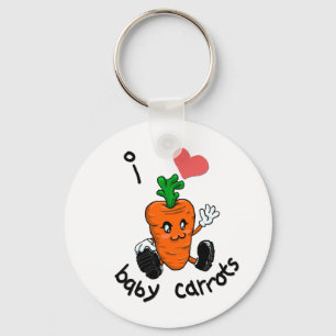 Jag älskar bebismorotkeychain nyckelring