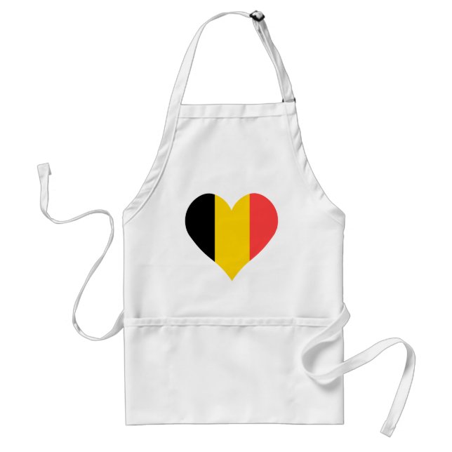 Jag älskar Belgien hjärta Förkläde (Framsidan)