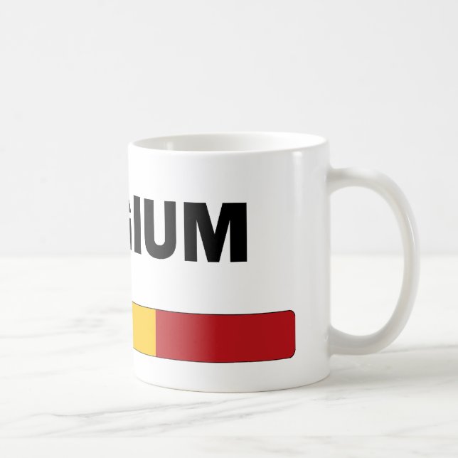 Jag älskar Belgien Kaffemugg (Höger)
