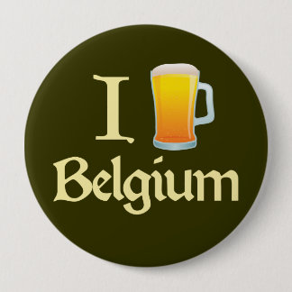 Jag älskar Belgien Knapp