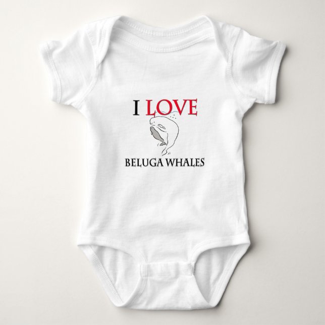 Jag älskar Belugaval T-shirt (Framsida)