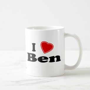 Jag älskar Ben Kaffemugg