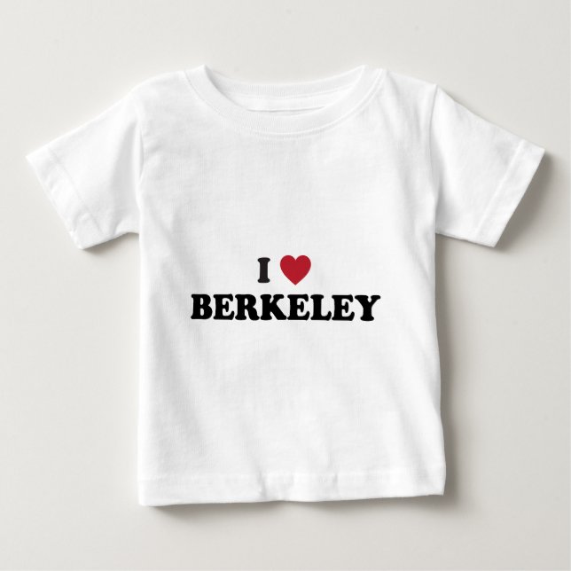 Jag älskar Berkeley Kalifornien Tee Shirt (Framsida)