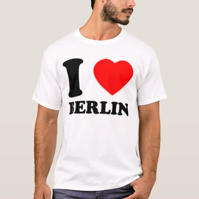 JAG ÄLSKAR BERLIN 3D T-SHIRT (Framsida)