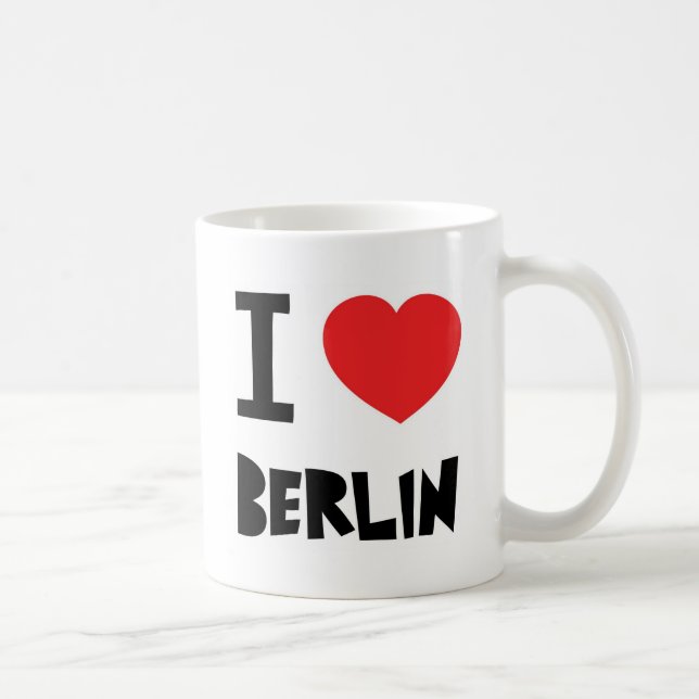 Jag älskar Berlin Kaffemugg (Höger)