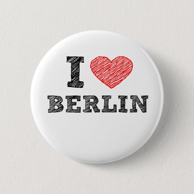 Jag älskar Berlin Knapp (Framsida)
