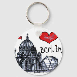 Jag älskar Berlin Nyckelring