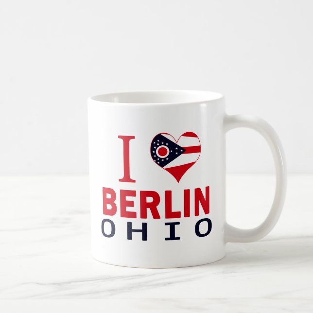 Jag älskar Berlin, Ohio Kaffemugg (Höger)