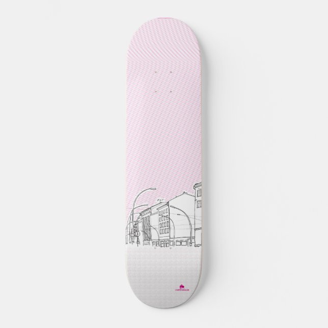 Jag älskar Berlin Skateboard (Framsida)