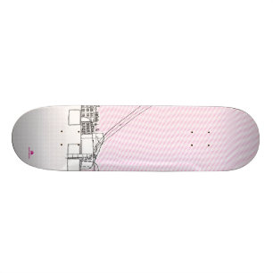 Jag älskar Berlin Skateboard Bräda 21,5 Cm