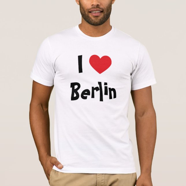 Jag älskar Berlin T-shirt (Framsida)