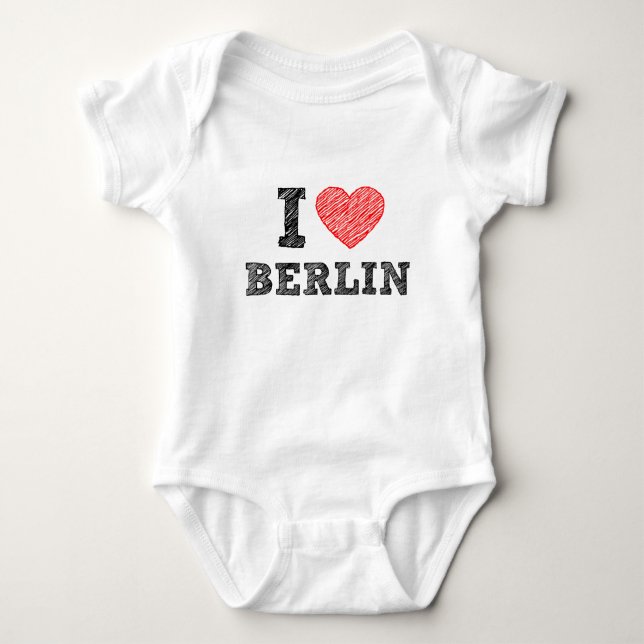 Jag älskar Berlin Tee Shirt (Framsida)