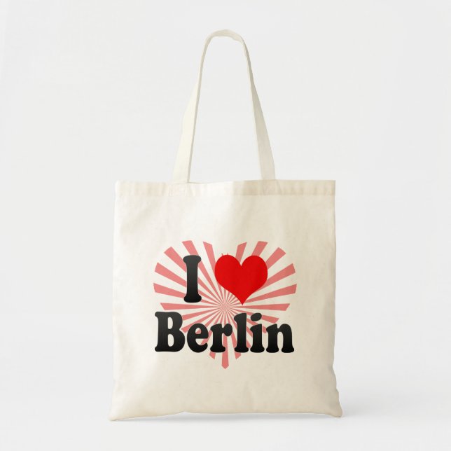 Jag älskar Berlin, Tyskland. Ich Liebe Berlin, Tygkasse (Framsidan)