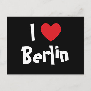 Jag älskar Berlin Vykort